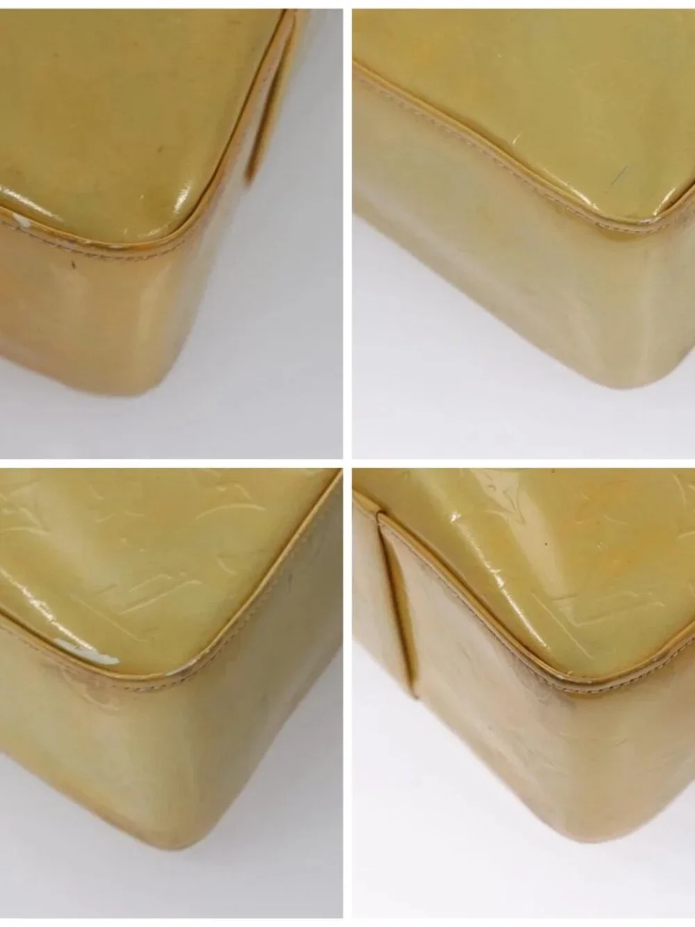 LOUIS VUITTON Monogram Vernis Columbus Tote Bag Gris M91028 LV Auth bs22929 - Picture 16 of 16